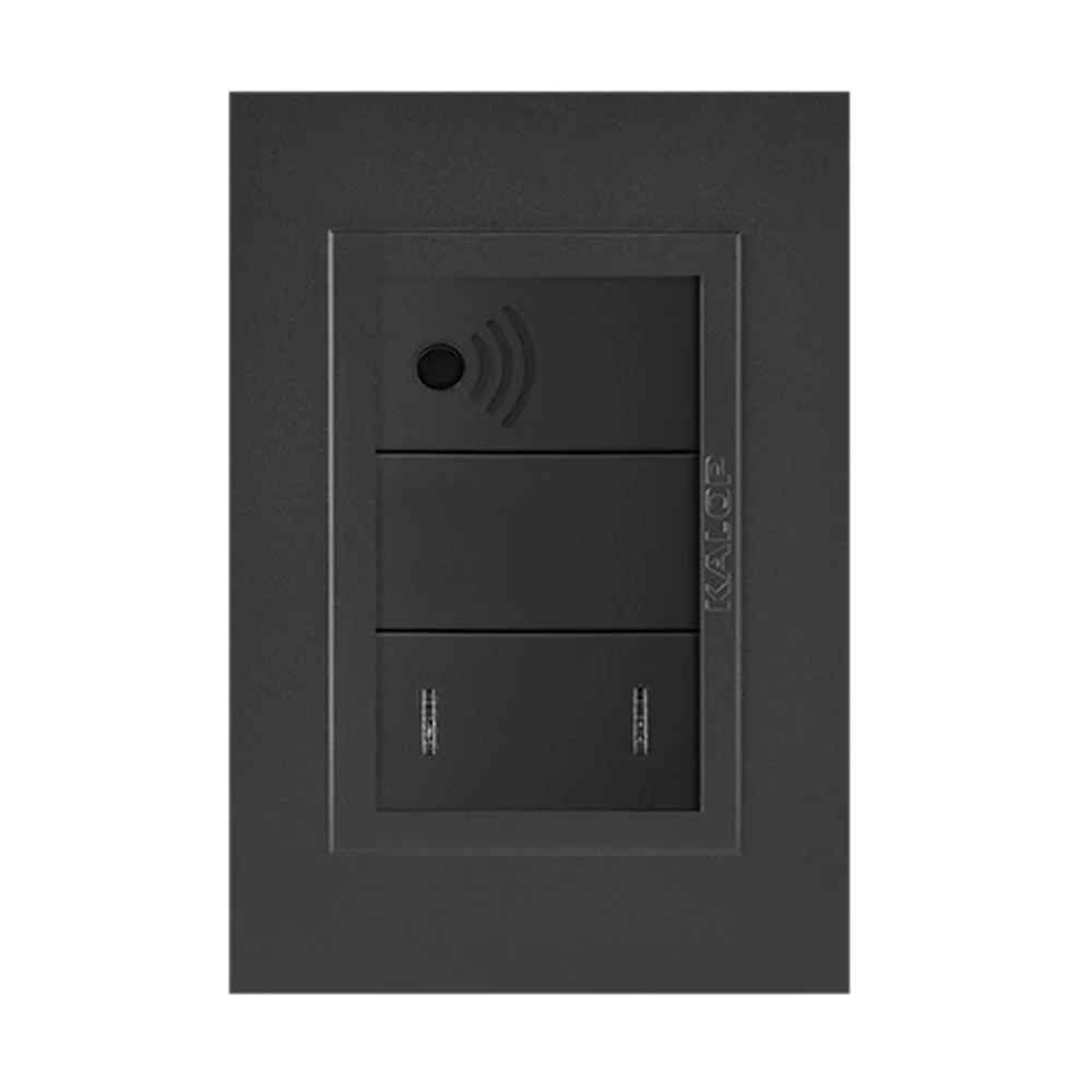 Conjunto Zen negro con interruptor de combinación y módulo WiFi
